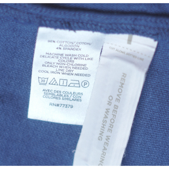 Ann Taylor Denim Maxi Dress Sz 14 Long Sleeve Button Up Belted Chambray India - Picture 3 of 10